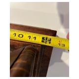 Antique Mantel Clock with Wooden Case, Pat. July 30 1878