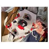 Bulk Lot of Fabric Face Masks and Elastic Straps Sewing Supplies