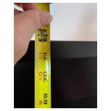 Haugen Martin Espresso Executive Desk with Hutch and Glass Cabinet Doors