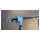 Adjustable Metal and Plastic Rolling Garment Rack