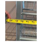 Metal Wire Storage Rack with 6 Removable Baskets, 53in Height