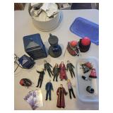 Doctor Who Collectible Figures, TARDIS Models, Daleks, and Cards Assortment