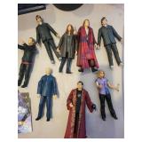 Doctor Who Collectible Figures, TARDIS Models, Daleks, and Cards Assortment