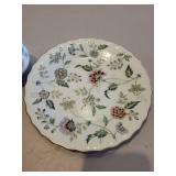 Wedgwood Angela Bone China Vase and Floral Plate Set