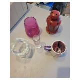 Decorative Glassware and Candle Holder Collection Including Orrefors Crystal