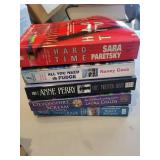 Collection of Mystery and Fiction Books by Various Authors