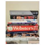 Collection of Books and Magazines Including Life Specials, Webster
