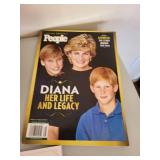 Collection of Books and Magazines Including Life Specials, Webster