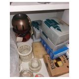 Collection of Candle Holders, Taper Candles, Oil Diffusers, and Scented Items