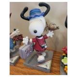 Collection of 4 Figurines Featuring Snoopy and Mickey Mouse Westland Giftware