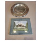 Wayzata Train Depot Collector Plate and Sealed Art Print
