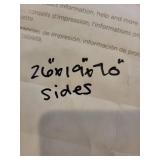 3-Piece Wood Entertainment Center with Glass Door Cabinets