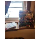 Large Collection of DVDs, VHS Tapes, and Box Sets