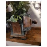 Lot of Artificial Floral Arrangements with Vases and Decorative Pieces