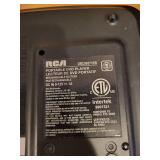 RCA Portable DVD Player and Solidex Video Cassette Rewinder Model 7000XT