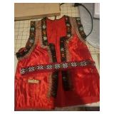 Norwegian National Costume Collection with Vest, Accessories, and Keepsakes