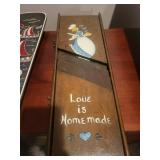 Vintage Norwegian Viking Wall Plaque and Decorative Wood Slicer Duo