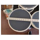 Large collection of cabinet organizing "Lazy Susan" spinning storage trays