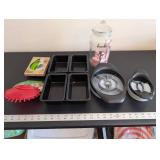 Kitchen Gadget Collection with Mini Loaf Pans, Cookie Jar, Avocado Huggers, and Slicers