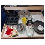 Assorted Kitchen Bakeware and Cooking Prep Tool Collection