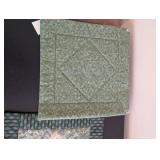 Set of 2 Quilted Tulip Wall Hangings and Swedish Woven Table Runner