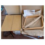 IKEA Poang Armchair Frame and Ottoman Frame Set with Assembly Instructions