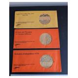 Set of 3 Antique-Style Parchment Reproductions: Magna Carta, Thomas Jefferson, Declaration of Independence