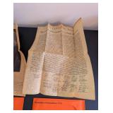Set of 3 Antique-Style Parchment Reproductions: Magna Carta, Thomas Jefferson, Declaration of Independence