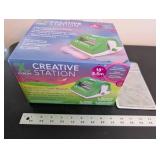 Xyron Creative Station With 18ft Cartridge and Elizabeth Craft Designs Embossing Folder