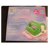 Xyron Creative Station With 18ft Cartridge and Elizabeth Craft Designs Embossing Folder