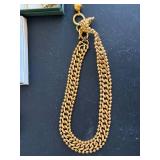 Timex Gold-Tone Wristwatch with Assorted Gold Jewelry