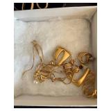 Timex Gold-Tone Wristwatch with Assorted Gold Jewelry