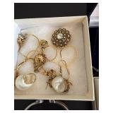 Timex Gold-Tone Wristwatch with Assorted Gold Jewelry