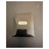 J.B. Hudson Gold-Tone Necklace with Blue Cluster Square Pendant