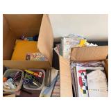 Craft Supplies Bundle: Scrapbook Paper, Stickers, Scissors & Journaling Kits