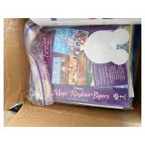 Craft Supplies Bundle: Scrapbook Paper, Stickers, Scissors & Journaling Kits