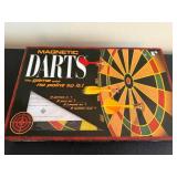Family Games Magnetic Darts - Original Magnetic Darts Game (Double-Sided Board, 6 Darts) - New in Box