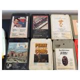 Vintage Music 8 Track Cassettes - Assorted Artists, 1960s-1980s Collection