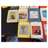 Vintage Music 8 Track Cassettes - Assorted Artists, 1960s-1980s Collection