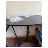 SHW Tim Laptop Cart OD-03AFHCS01 - Height-Adjustable Mobile Laptop Table