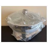 New Chaffing Dish - Stainless Steel with Lid