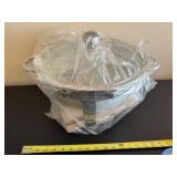 New Chaffing Dish - Stainless Steel with Lid