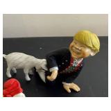 Candy Design Norway - 3-Piece Vintage Figurine Set - Children in Folk Dress