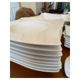 Large Collection Villeroy & Boch Crofton 1748 Germany Square Dinnerware - White Porcelain