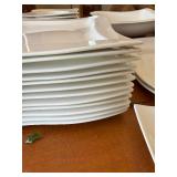 Large Collection Villeroy & Boch Crofton 1748 Germany Square Dinnerware - White Porcelain