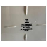 World Market and Threshold White Porcelain Square Dinnerware Set - Plates, Bowls & Mugs