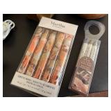 Wooden Bowls & Serving Pieces - Assorted Sizes, Martha Stewart Confetti Wands & Wine Markers