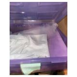 Large Collection of Dress Patterns & Fabrics - Assorted Sewing Materials