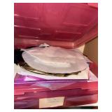 Large Collection of Dress Patterns & Fabrics - Assorted Sewing Materials