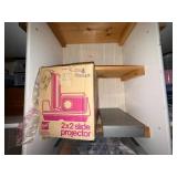 GAF 2x2 Slide Projector Kit - Boxed, Metal Carry Case & Card Catalog (Vintage)